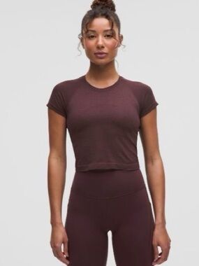 Lululemon Swiftly tech cropped short sleeve